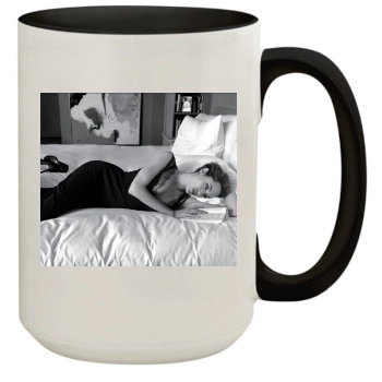 Angelina Jolie 15oz Colored Inner & Handle Mug