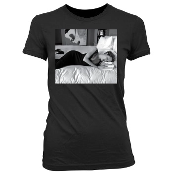 Angelina Jolie Women's Junior Cut Crewneck T-Shirt