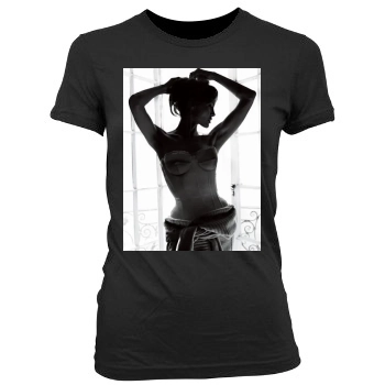 Angelina Jolie Women's Junior Cut Crewneck T-Shirt