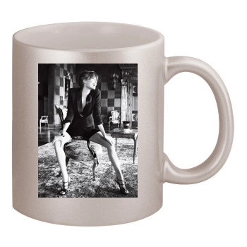 Angelina Jolie 11oz Metallic Silver Mug