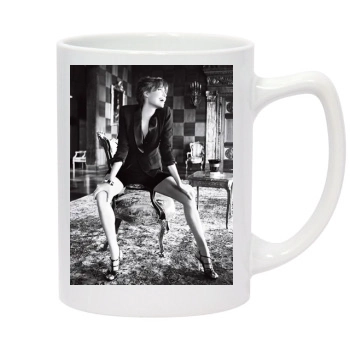 Angelina Jolie 14oz White Statesman Mug