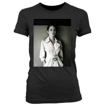 Angelina Jolie Women's Junior Cut Crewneck T-Shirt