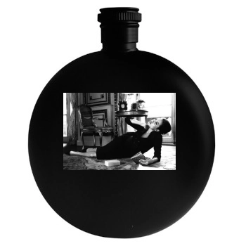 Angelina Jolie Round Flask