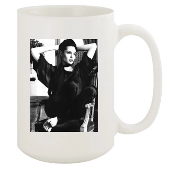 Angelina Jolie 15oz White Mug