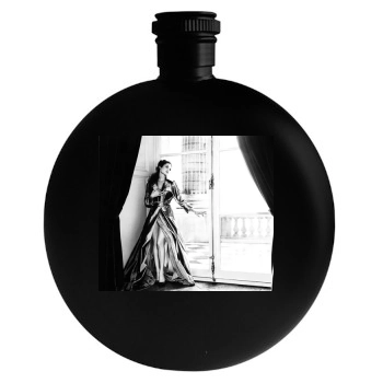 Angelina Jolie Round Flask