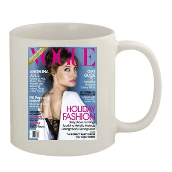 Angelina Jolie 11oz White Mug