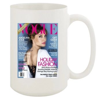 Angelina Jolie 15oz White Mug