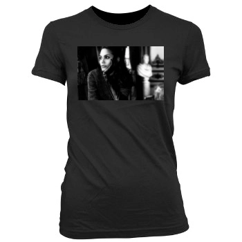 Angelina Jolie Women's Junior Cut Crewneck T-Shirt