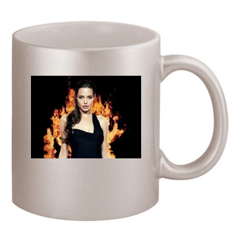 Angelina Jolie 11oz Metallic Silver Mug