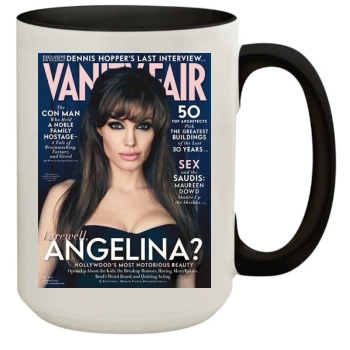 Angelina Jolie 15oz Colored Inner & Handle Mug