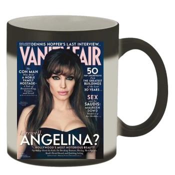 Angelina Jolie Color Changing Mug