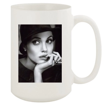 Angelina Jolie 15oz White Mug