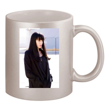 Angelina Jolie 11oz Metallic Silver Mug