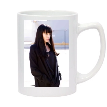 Angelina Jolie 14oz White Statesman Mug