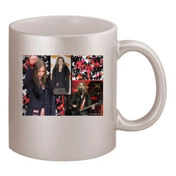 Avril Lavigne 11oz Metallic Silver Mug