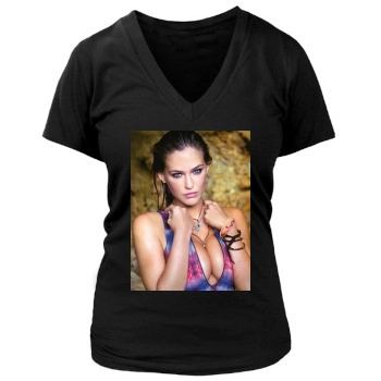 Bar Refaeli Women's Deep V-Neck TShirt