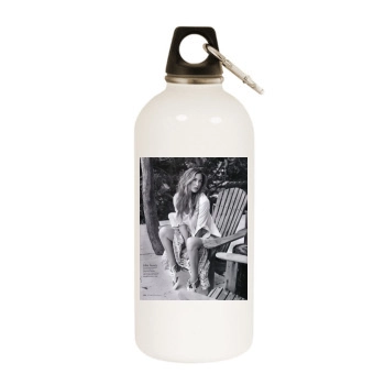 Bar Refaeli White Water Bottle With Carabiner