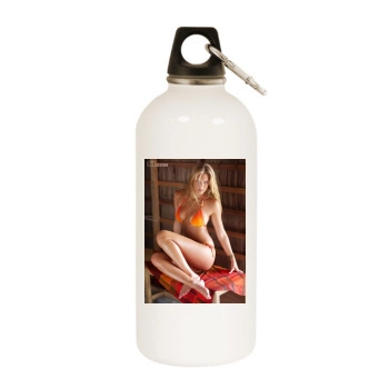 Bar Refaeli White Water Bottle With Carabiner