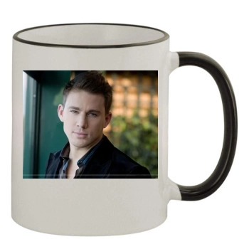 Channing Tatum 11oz Colored Rim & Handle Mug