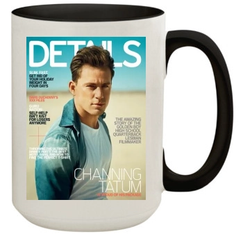 Channing Tatum 15oz Colored Inner & Handle Mug