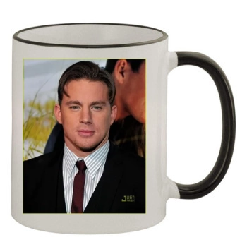 Channing Tatum 11oz Colored Rim & Handle Mug