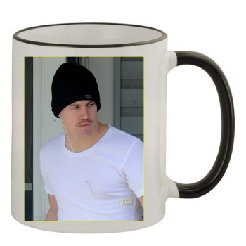 Channing Tatum 11oz Colored Rim & Handle Mug