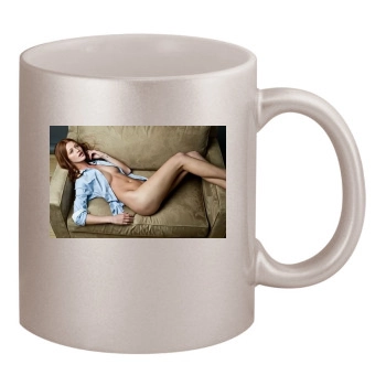 Cintia Dicker 11oz Metallic Silver Mug