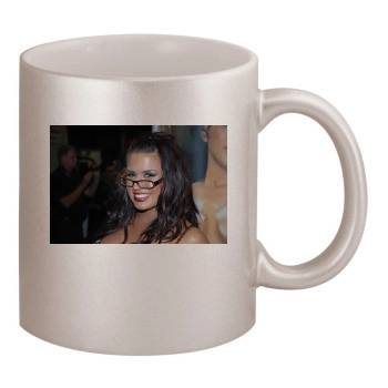 Eva Angelina 11oz Metallic Silver Mug