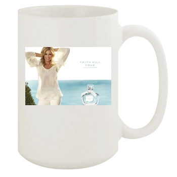 Faith Hill 15oz White Mug