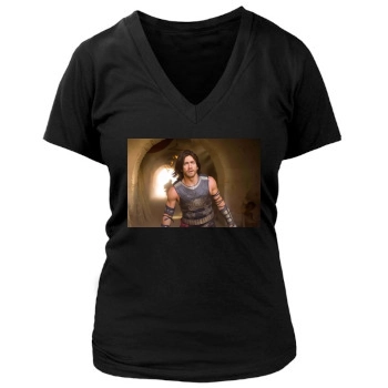 Jake Gyllenhaal Women's Deep V-Neck TShirt