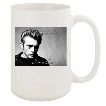 James Dean 15oz White Mug