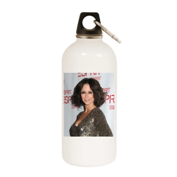 Jennifer Love Hewitt White Water Bottle With Carabiner