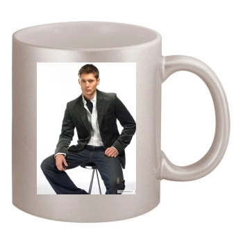 Jensen Ackles 11oz Metallic Silver Mug