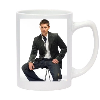 Jensen Ackles 14oz White Statesman Mug