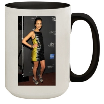 Jessica Alba 15oz Colored Inner & Handle Mug