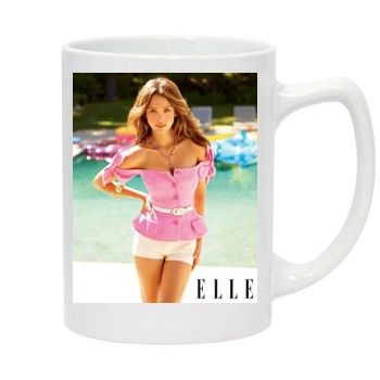 Jessica Alba 14oz White Statesman Mug