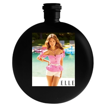 Jessica Alba Round Flask