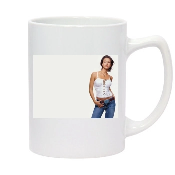 Jessica Alba 14oz White Statesman Mug