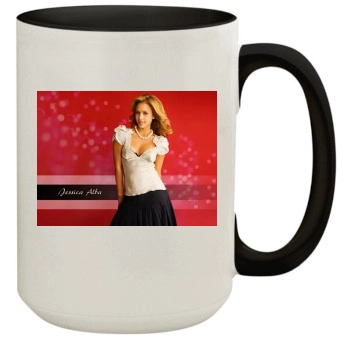 Jessica Alba 15oz Colored Inner & Handle Mug