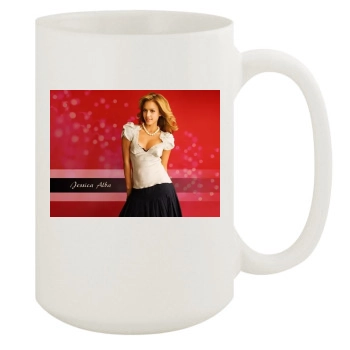 Jessica Alba 15oz White Mug