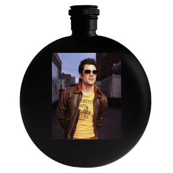 Johnny Knoxville Round Flask