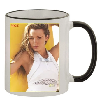 Blake Lively 11oz Colored Rim & Handle Mug