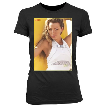 Blake Lively Women's Junior Cut Crewneck T-Shirt