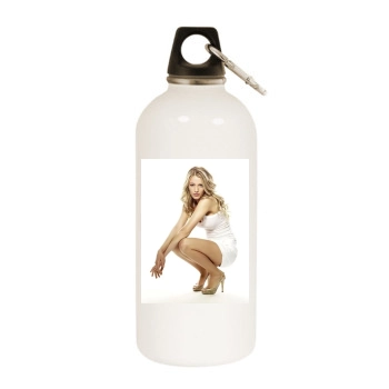 Blake Lively White Water Bottle With Carabiner