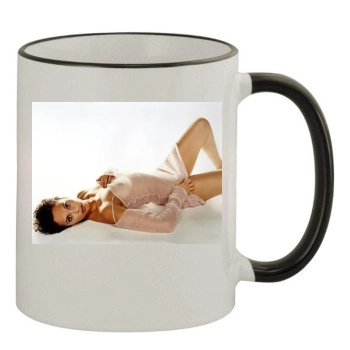 Elizabeth Berkley 11oz Colored Rim & Handle Mug