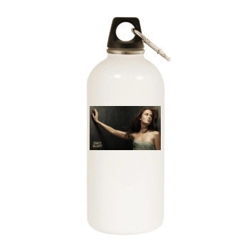 Emily Blunt White Water Bottle With Carabiner