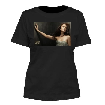 Emily Blunt Women's Cut T-Shirt