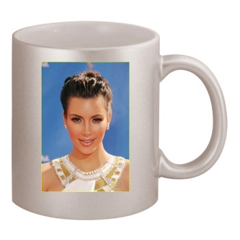 Emily Blunt 11oz Metallic Silver Mug