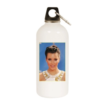 Emily Blunt White Water Bottle With Carabiner