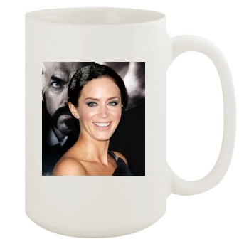 Emily Blunt 15oz White Mug